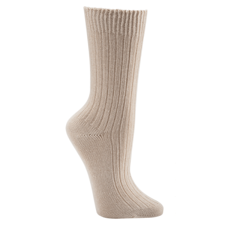 100% GOTS Bio-Baumwolle beige 3  Paar